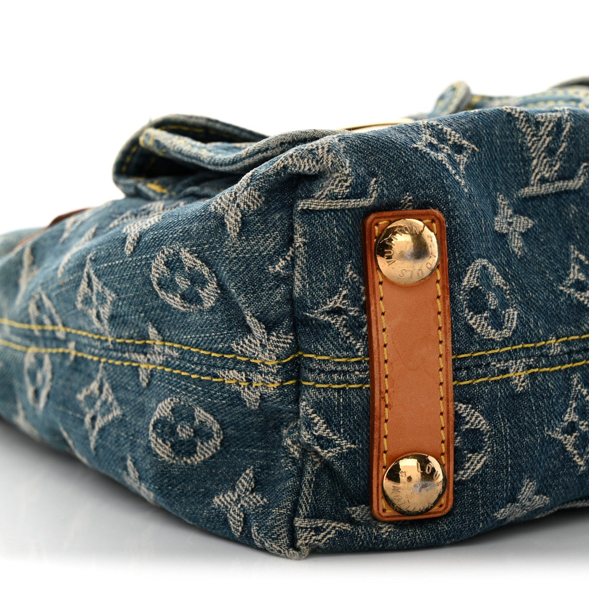 Monogram Denim Baggy PM Blue