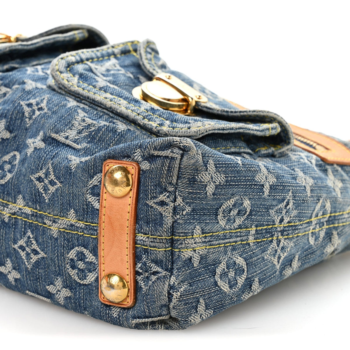 Monogram Denim Baggy PM Blue