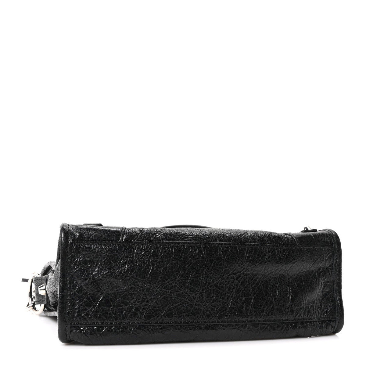 Agneau Classic Silver Hardware Mini City Black