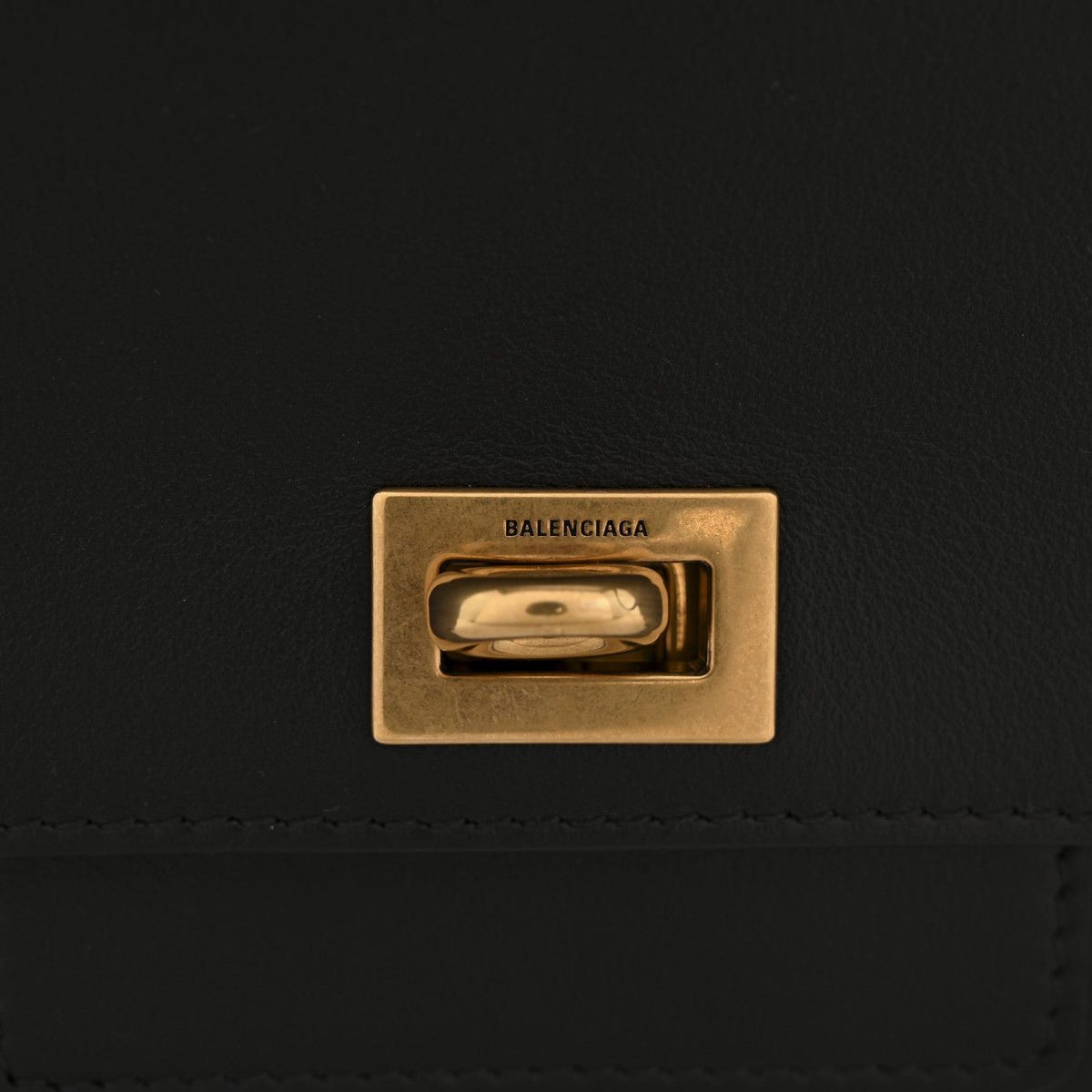 Smooth Calfskin Small Bel Air Clutch On Strap Black Black