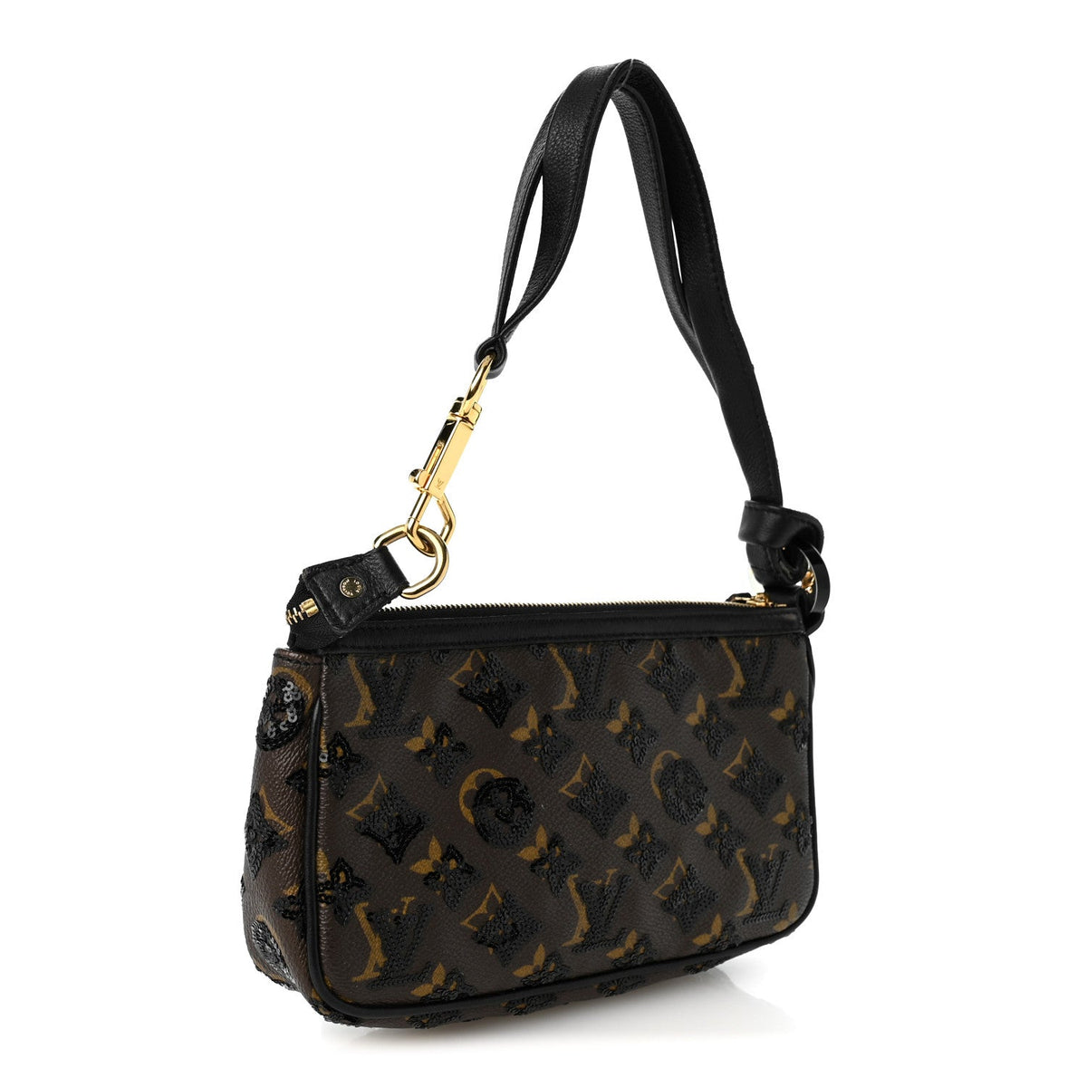 Monogram Sequins Eclipse Pochette Noir