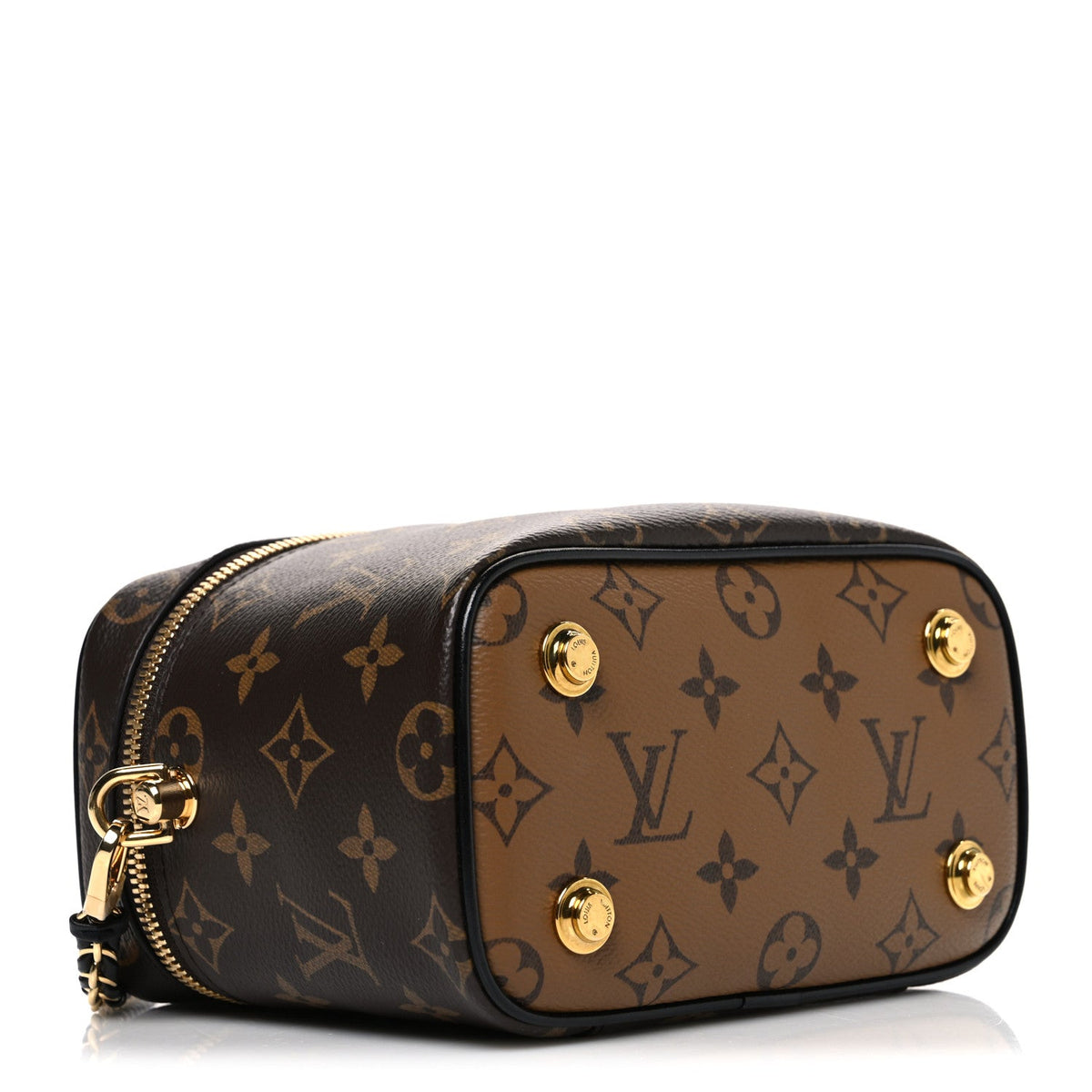 Reverse Monogram Vanity Chain Pouch