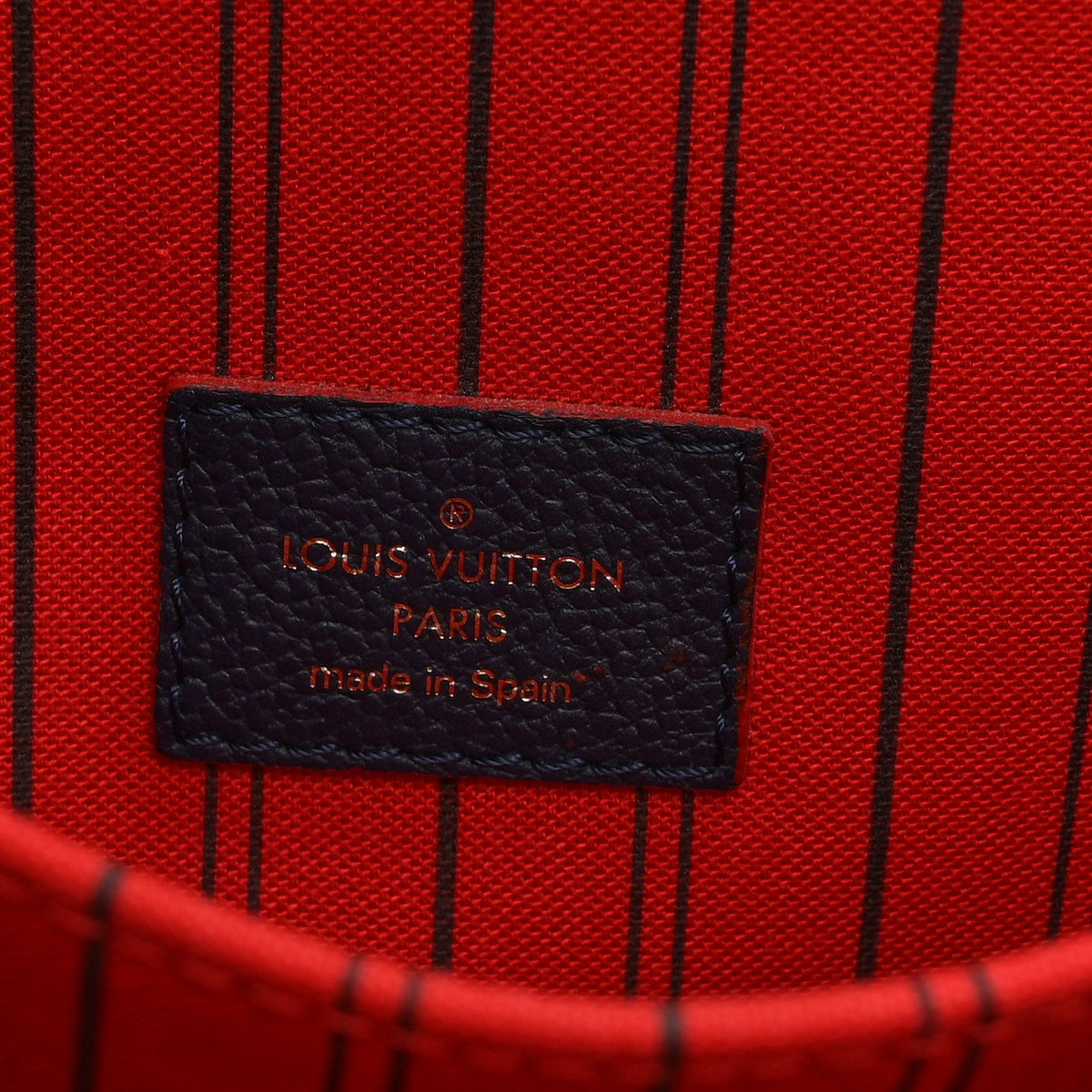 Empreinte Pochette Metis Marine Rouge