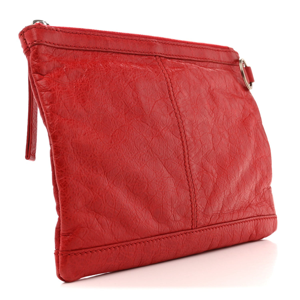Agneau Arena Classic Hardware Small Clip Rouge Coquelicot