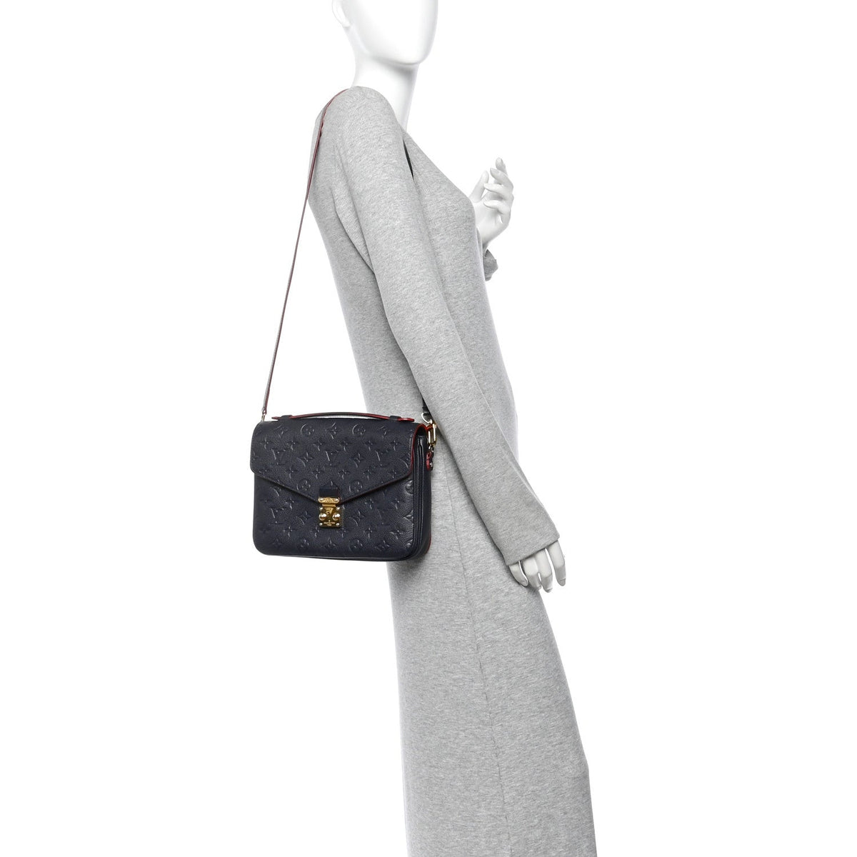 Empreinte Pochette Metis Marine Rouge