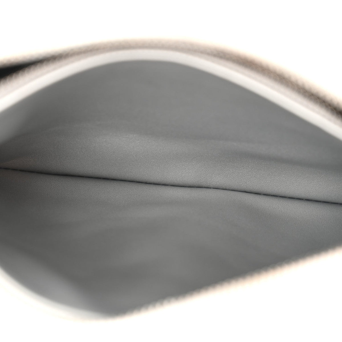 Lambskin Embossed Monogram Coussin BB  White Silver