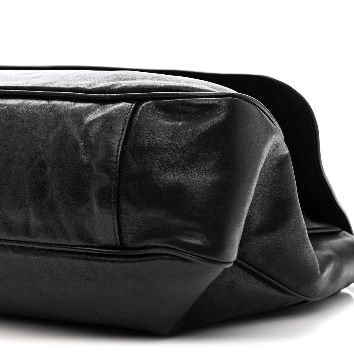Agneau Large Grungy Messenger Black