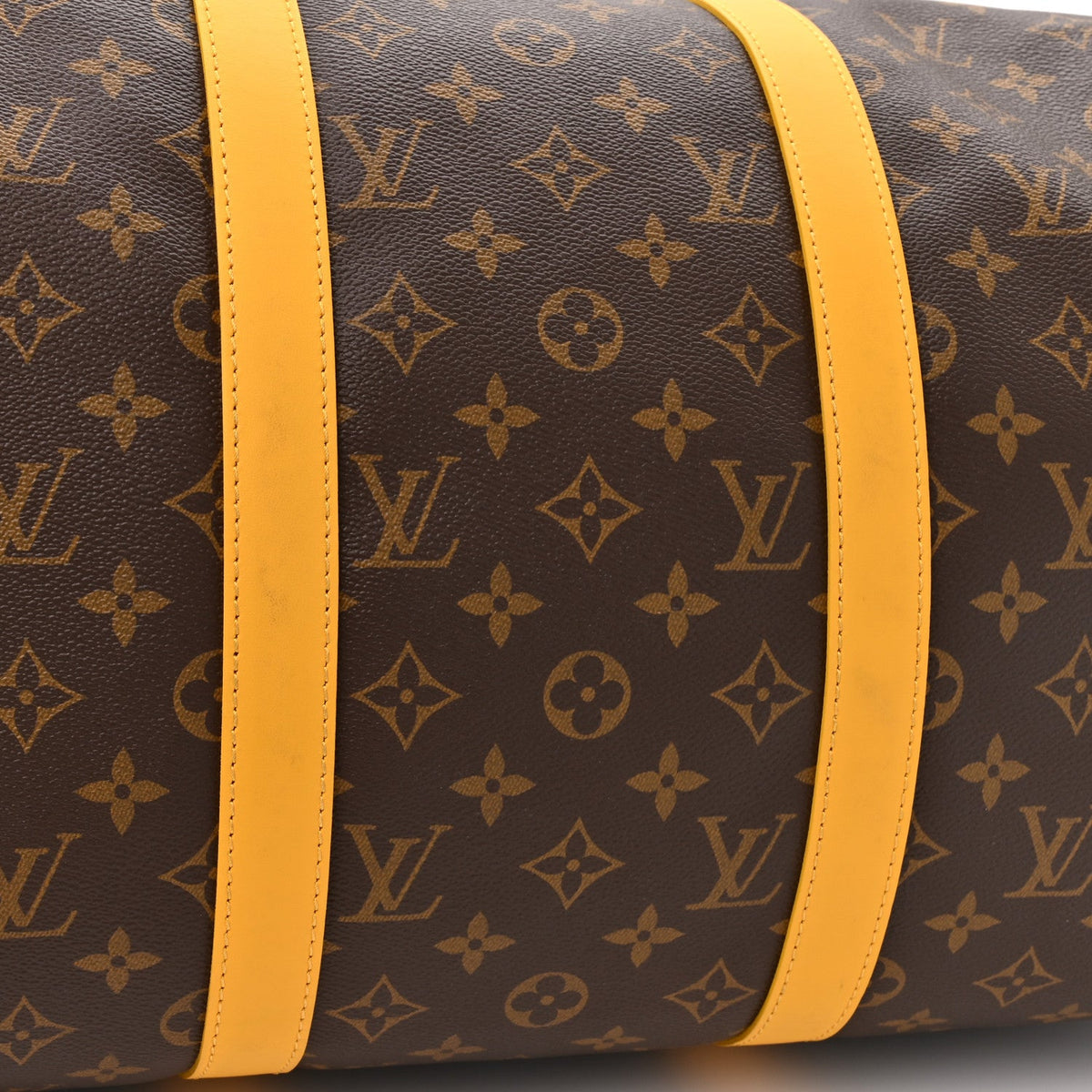 Monogram Macassar Keepall Bandouliere 50 Safran Yellow