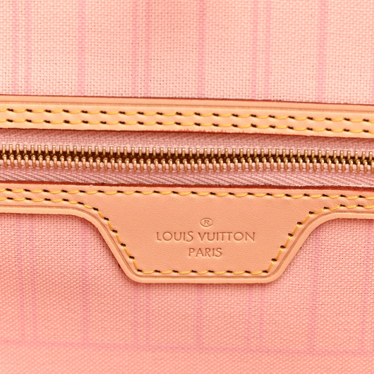 Damier Azur Neo Neverfull MM Rose Ballerine
