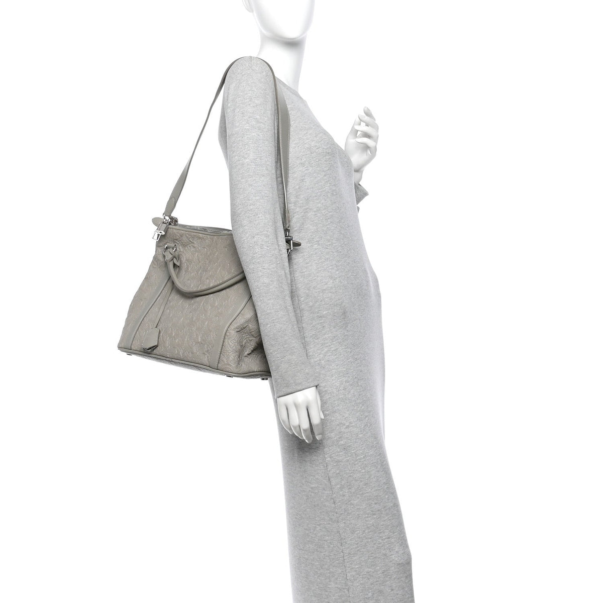 Monogram Lambskin Antheia IXIA PM Gris