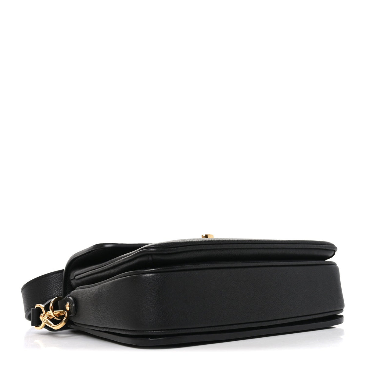 Grained Calfskin Lockme Oxford Black