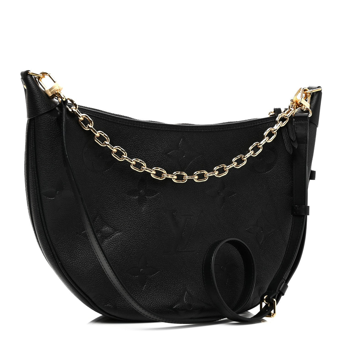 Empreinte Monogram Giant Loop Hobo Black