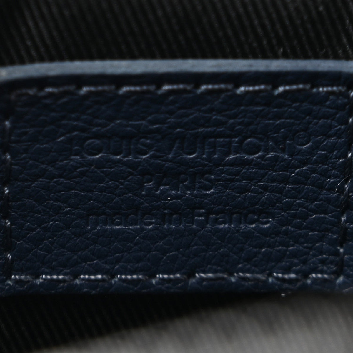Calfskin Monogram Shadow Trio Messenger Navy