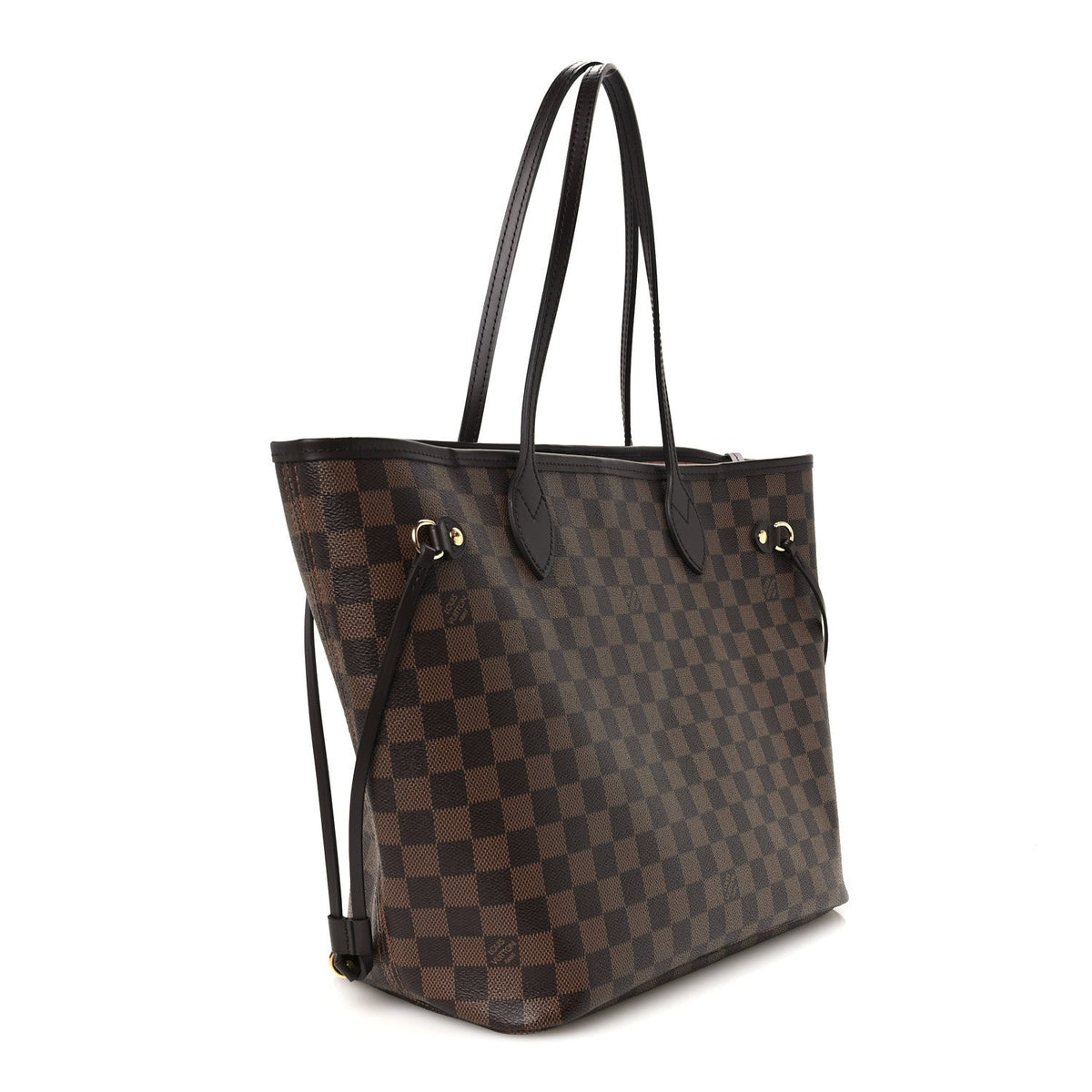Damier Ebene Neo Neverfull MM Rose Ballerine