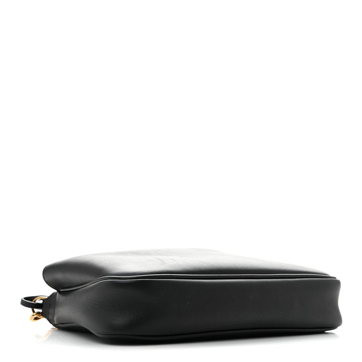 Natural Smooth Calfskin Rodeo Sling Pochette Black