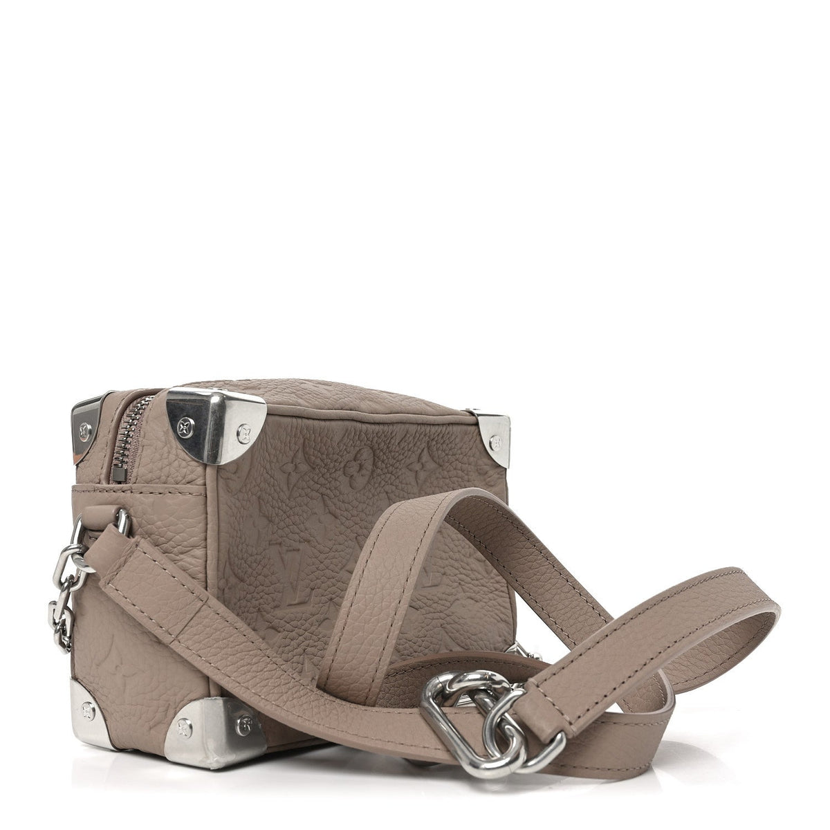 Taurillon Monogram Mini Soft Trunk Riverstone