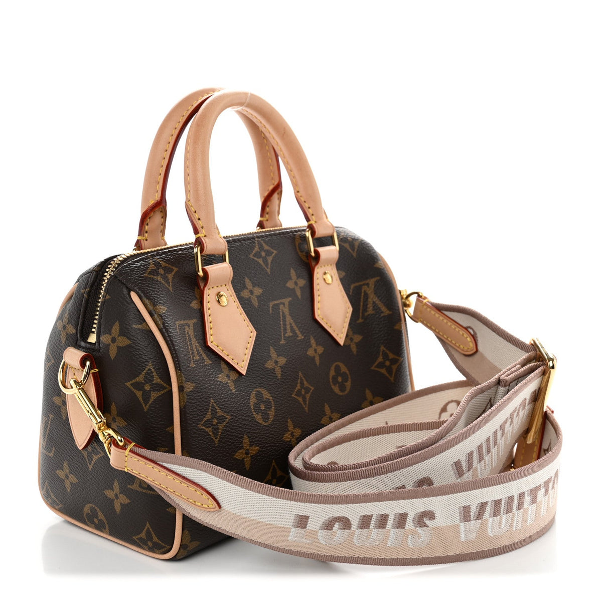 Monogram Speedy Bandouliere 20 Beige
