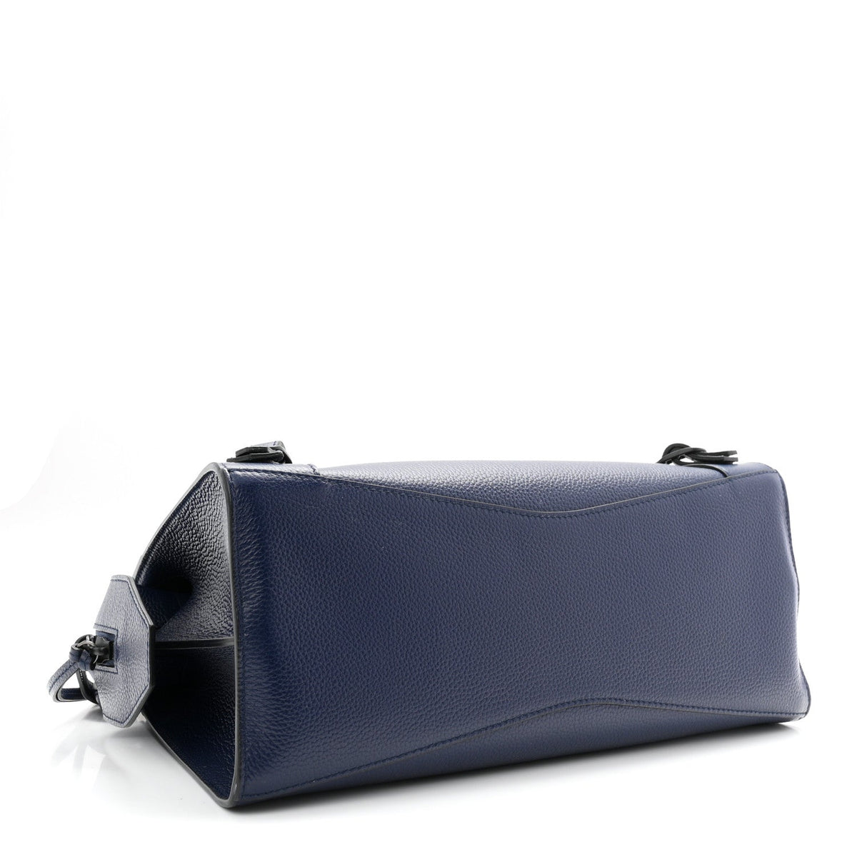Grained Calfskin Neo Classic Black Hardware S City Navy