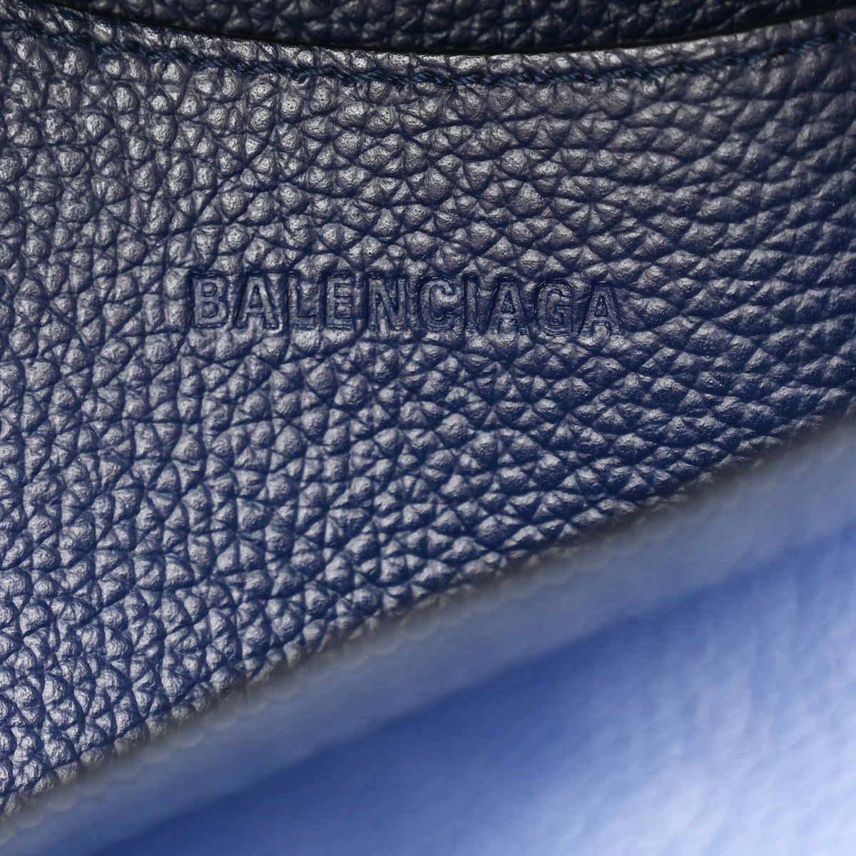 Grained Calfskin Neo Classic Black Hardware S City Navy