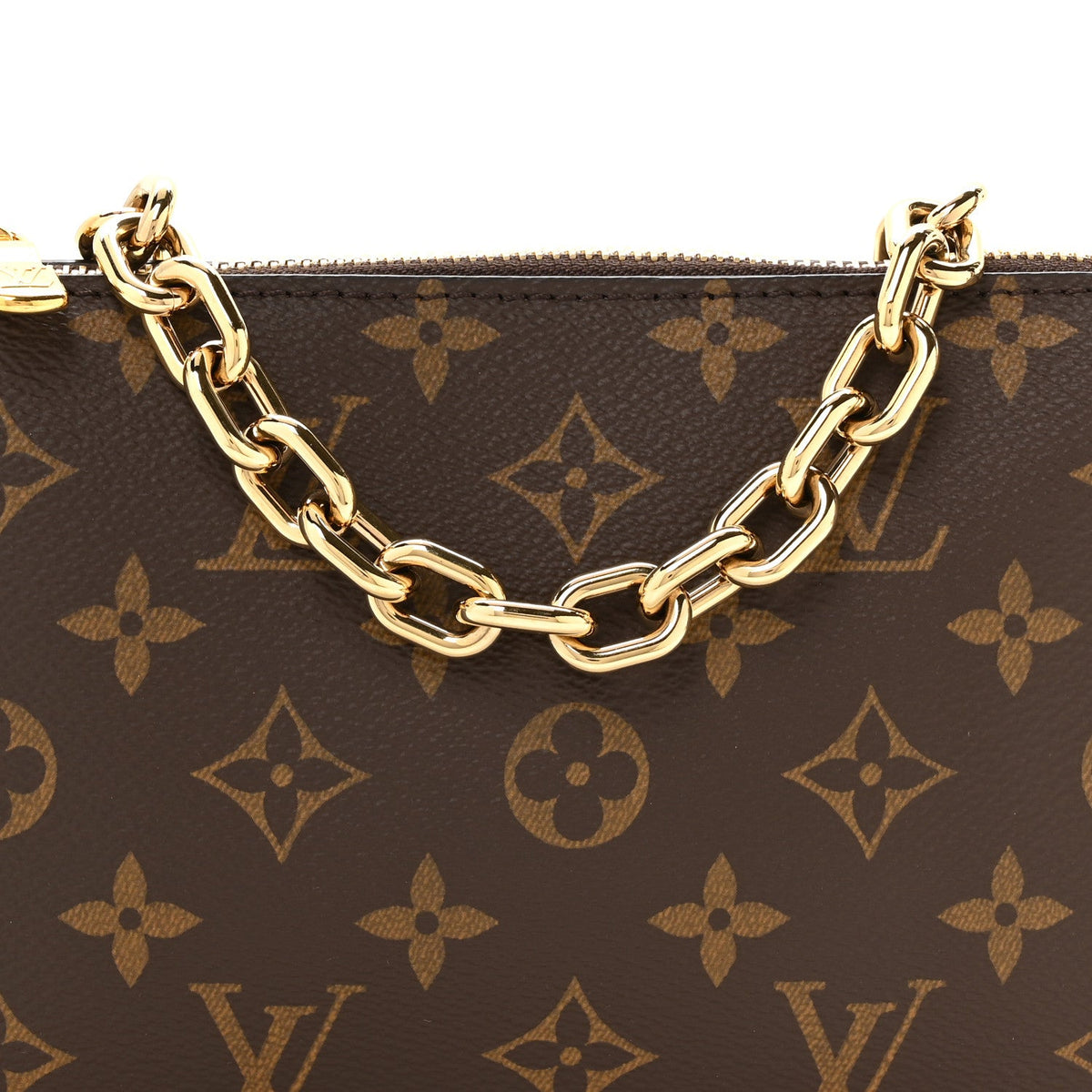 Monogram Metal Studded Capsule Pochette