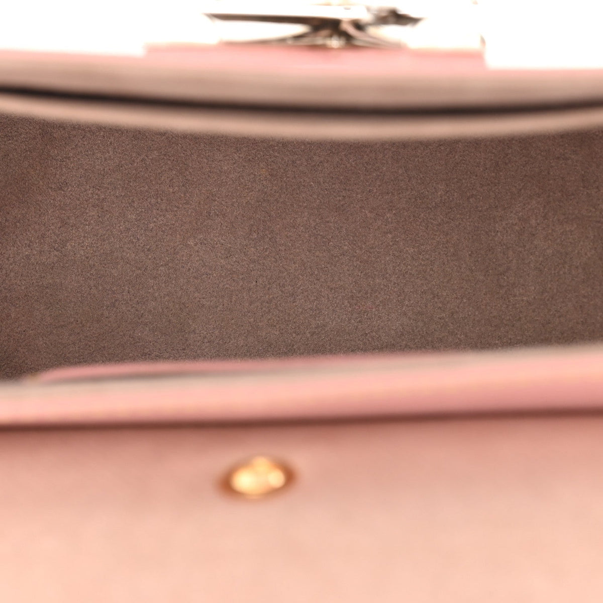 Epi Mechanical Flowers Twist Shoulder Bag MM Rose Ballerine