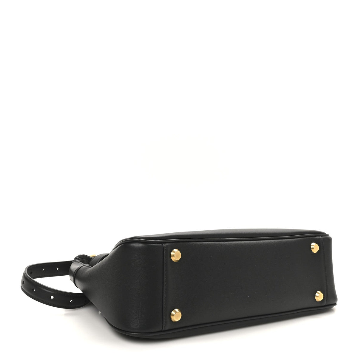 Smooth Calfskin Small Bel Air Shoulder Bag Black