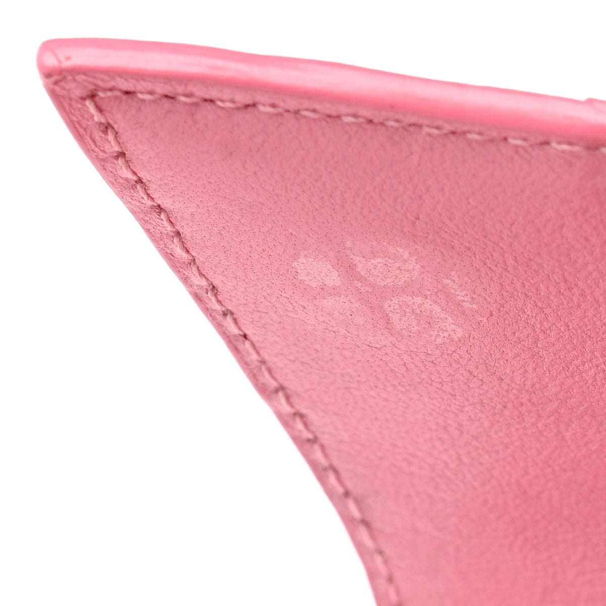 Shiny Calfskin Crocodile Embossed Hourglass Top Handle Bag XS Sweet Pink