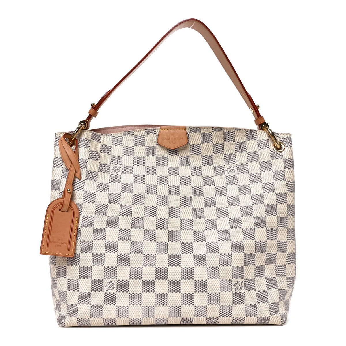 Damier Azur Graceful PM Rose Ballerine
