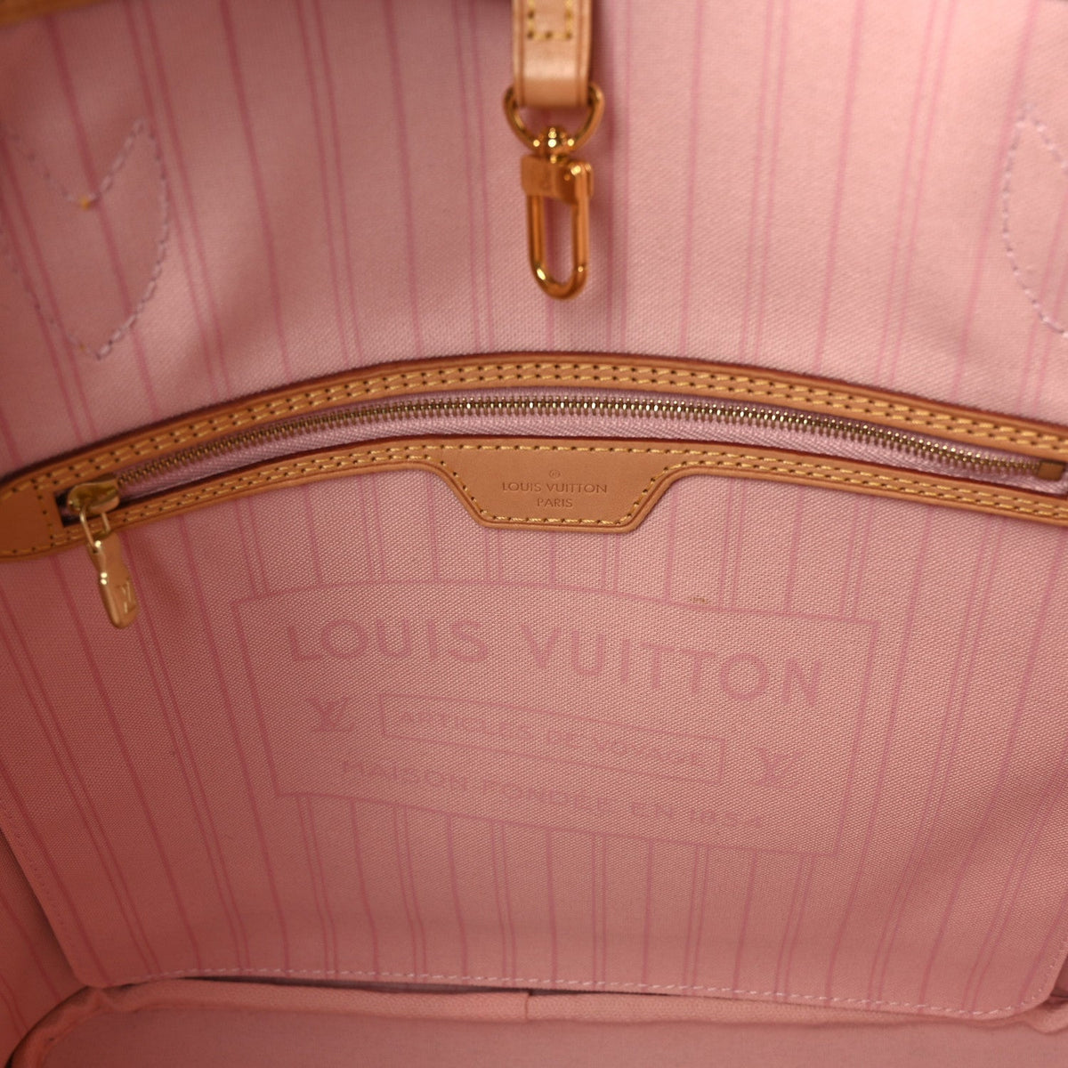 Damier Azur Neo Neverfull MM Rose Ballerine
