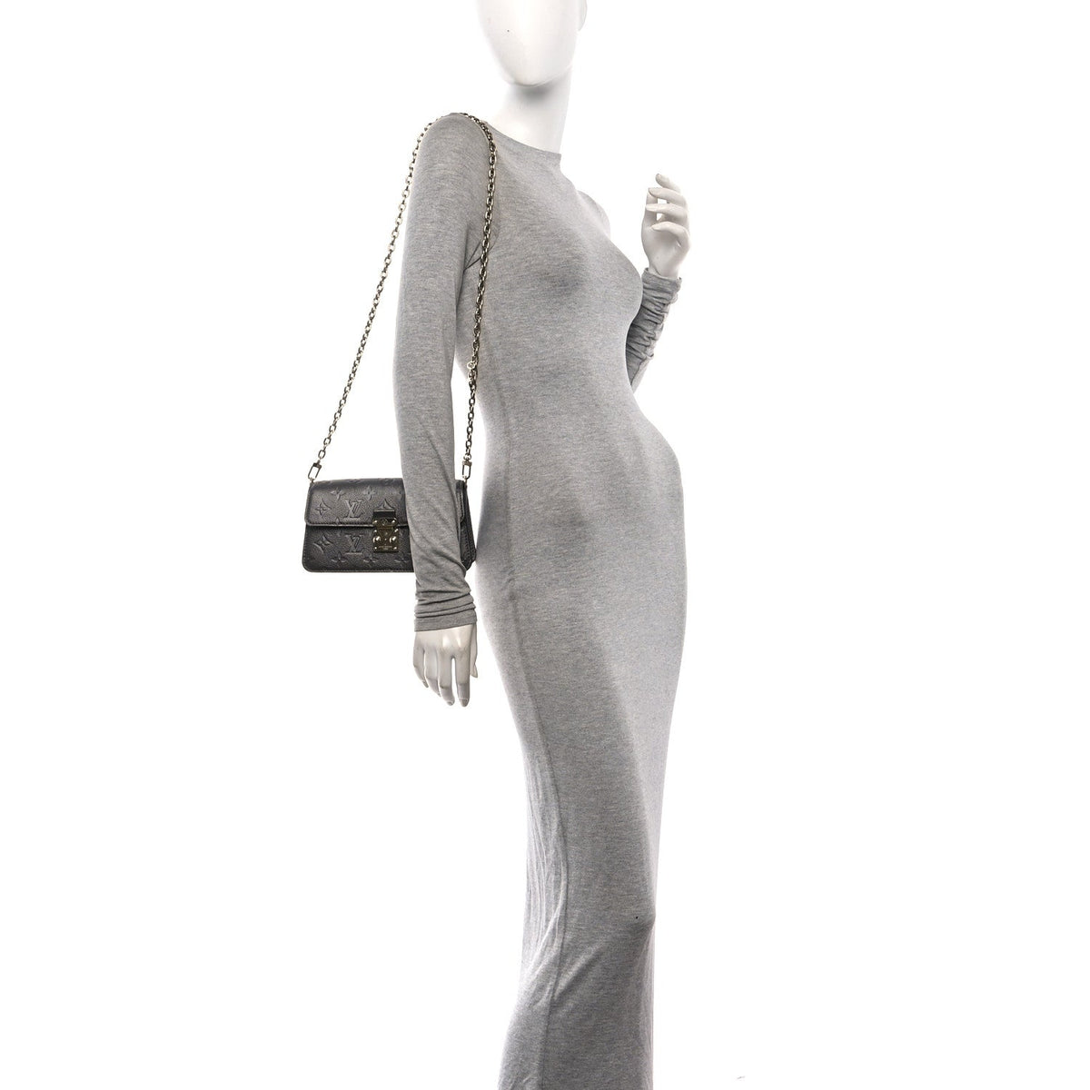 Metallic Empreinte Metis Wallet On Chain Gun Metal