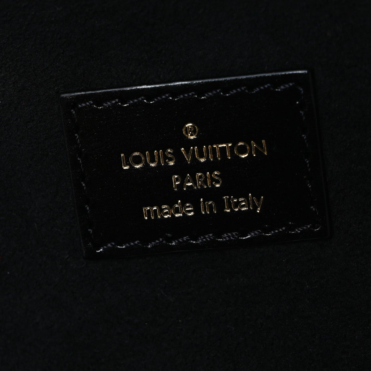 Reverse Monogram Vanity Chain Pouch