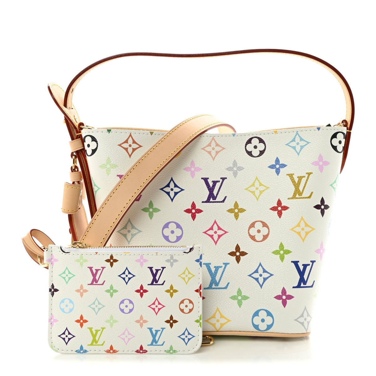 LV X TM Monogram Multicolor All In BB White