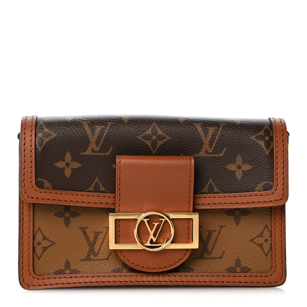Reverse Monogram Dauphine Chain Wallet