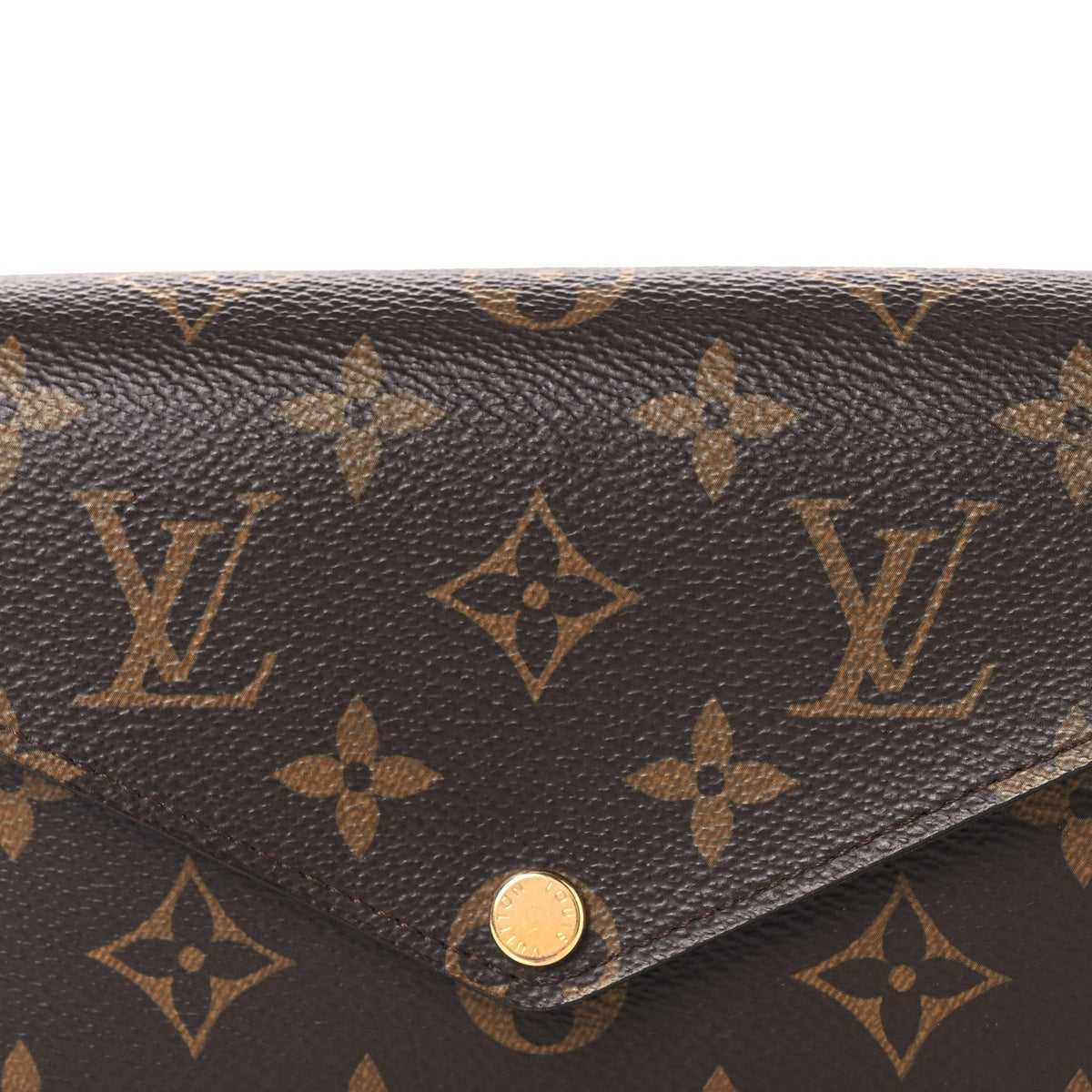 Monogram Felicie Strap & Go Kaki