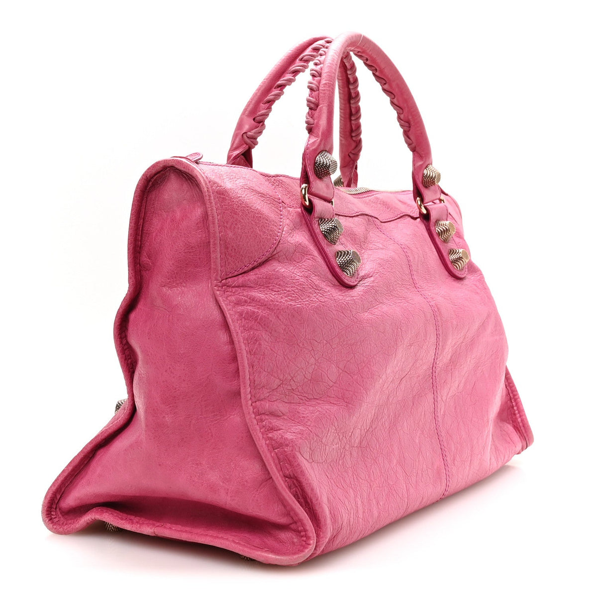 Agneau Giant 21 Rose Gold Hardware Work Cyclamen Fucsia