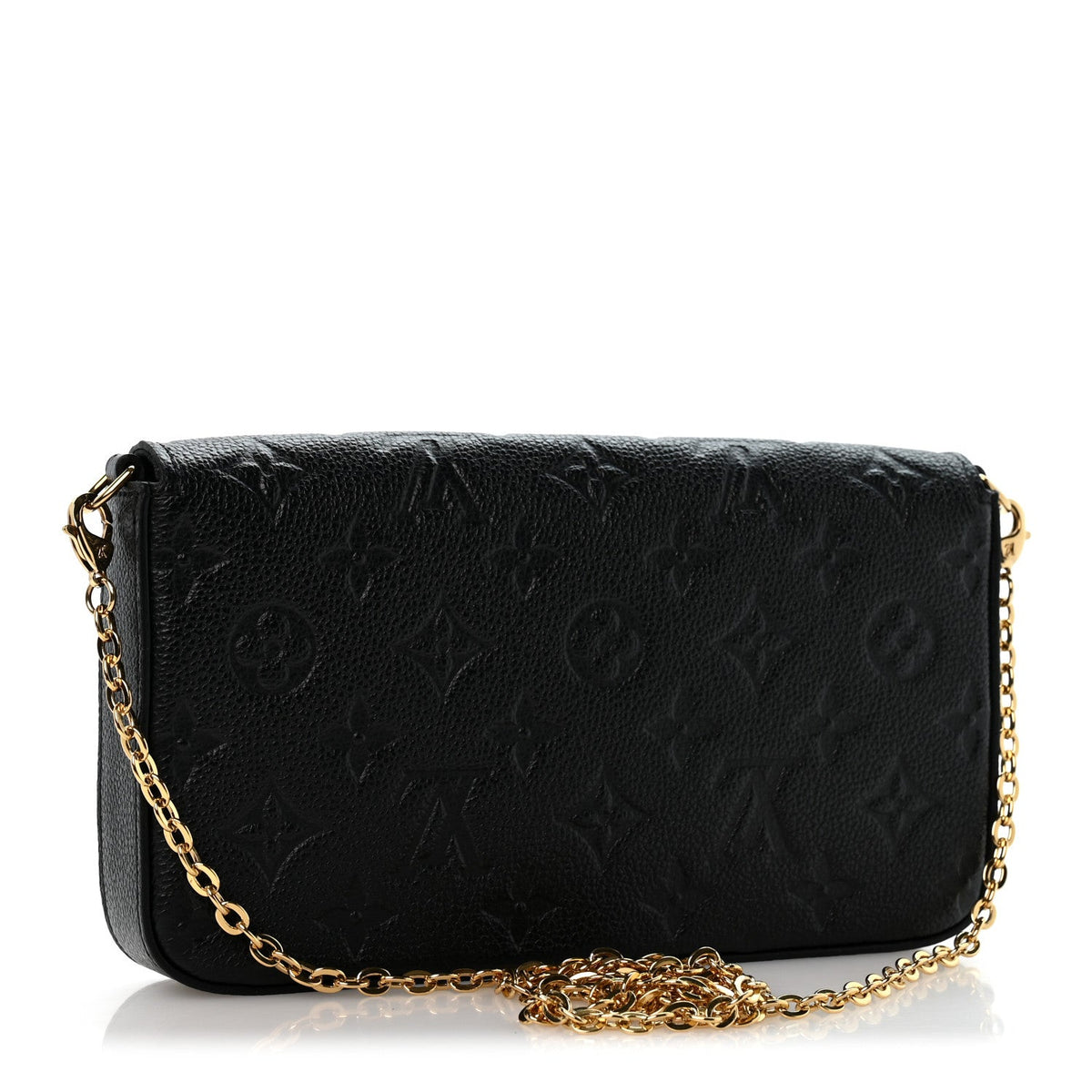 Empreinte Pochette Felicie Chain Wallet Black