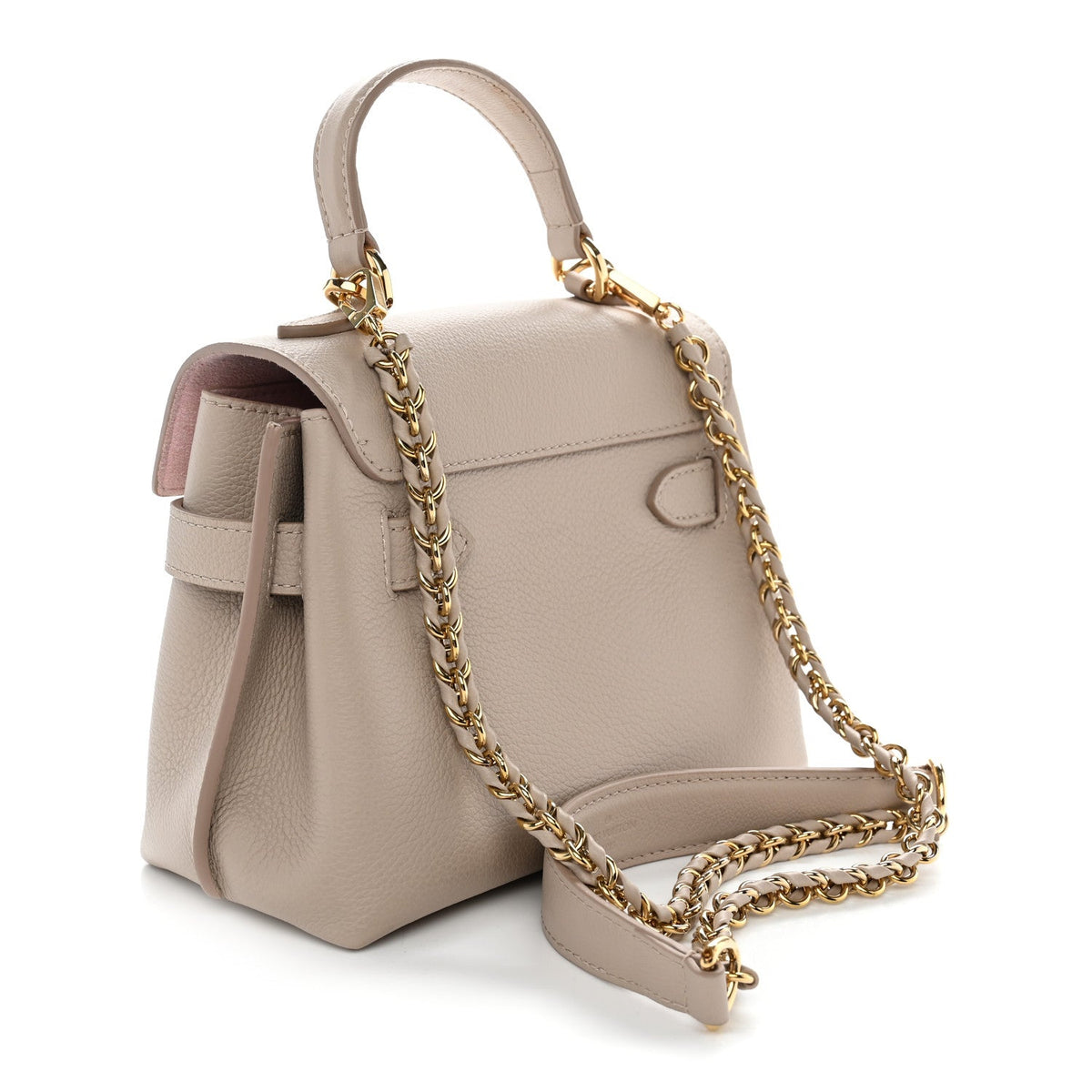 Soft Calfskin Mini Lockme Ever Greige