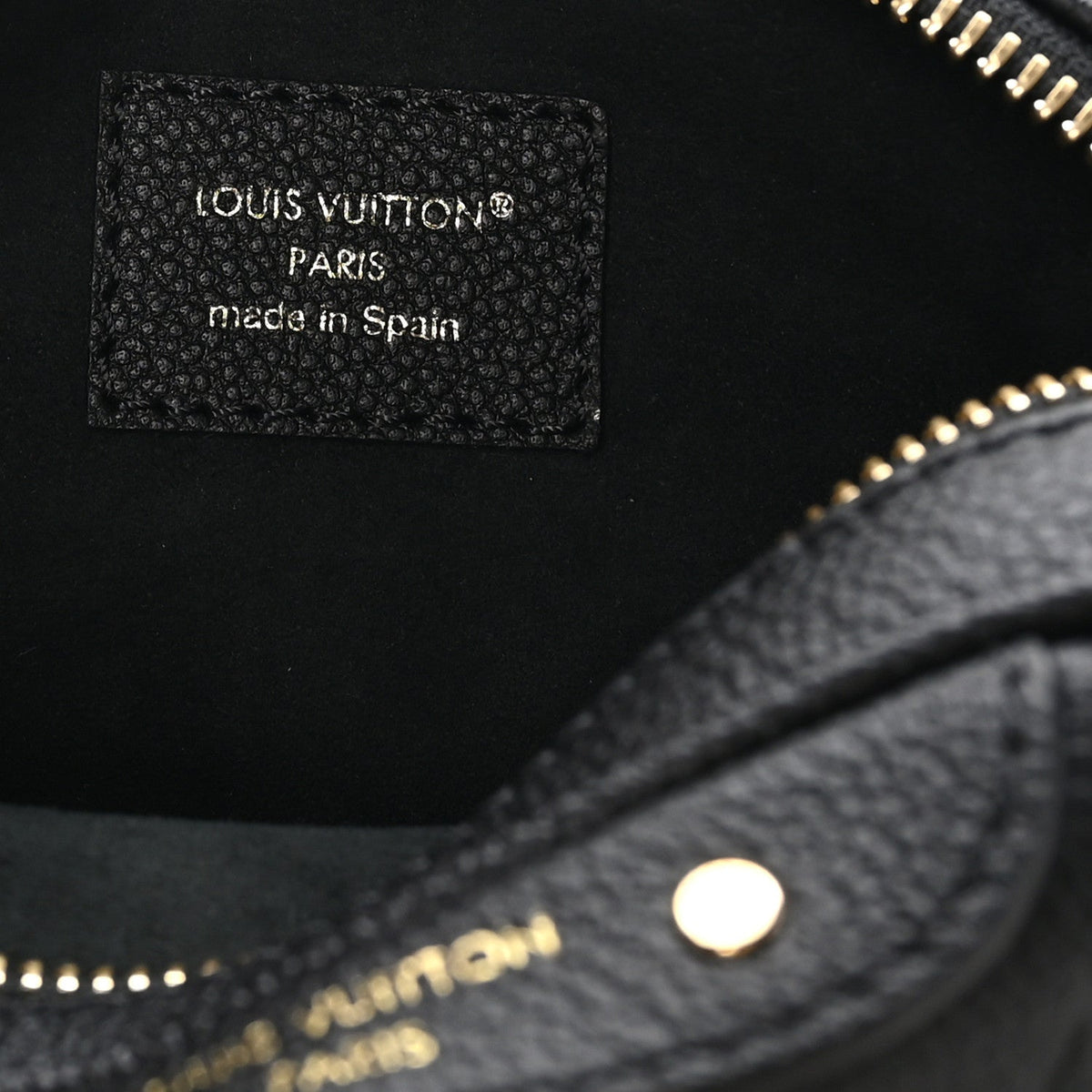 Empreinte Monogram Tiny Camera Bag Black