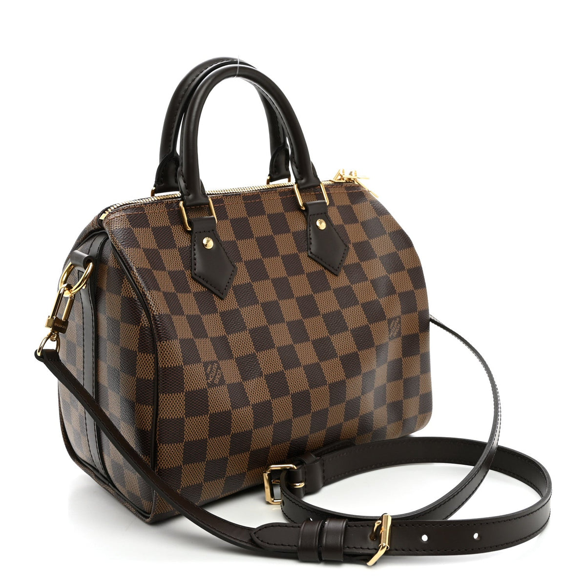 Damier Ebene Speedy Bandouliere 25