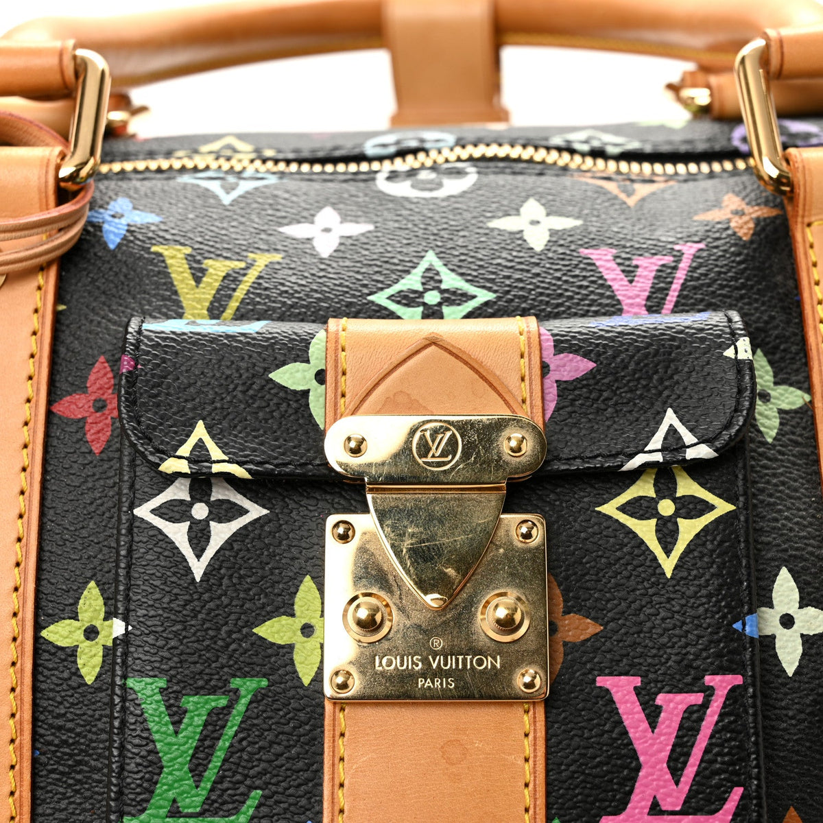 Monogram Multicolor Keepall 45 Black