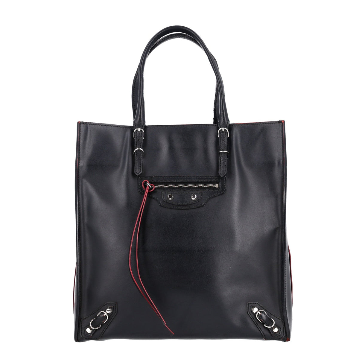Veau Papier A5 Zip Around Tote Blue Rouge