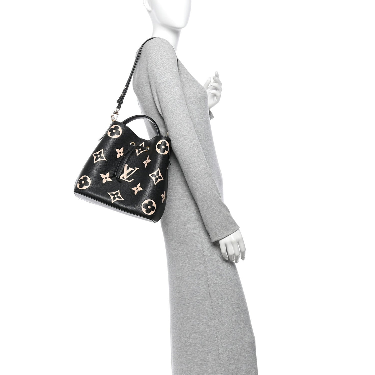 Empreinte Monogram Giant Neonoe MM Black Beige