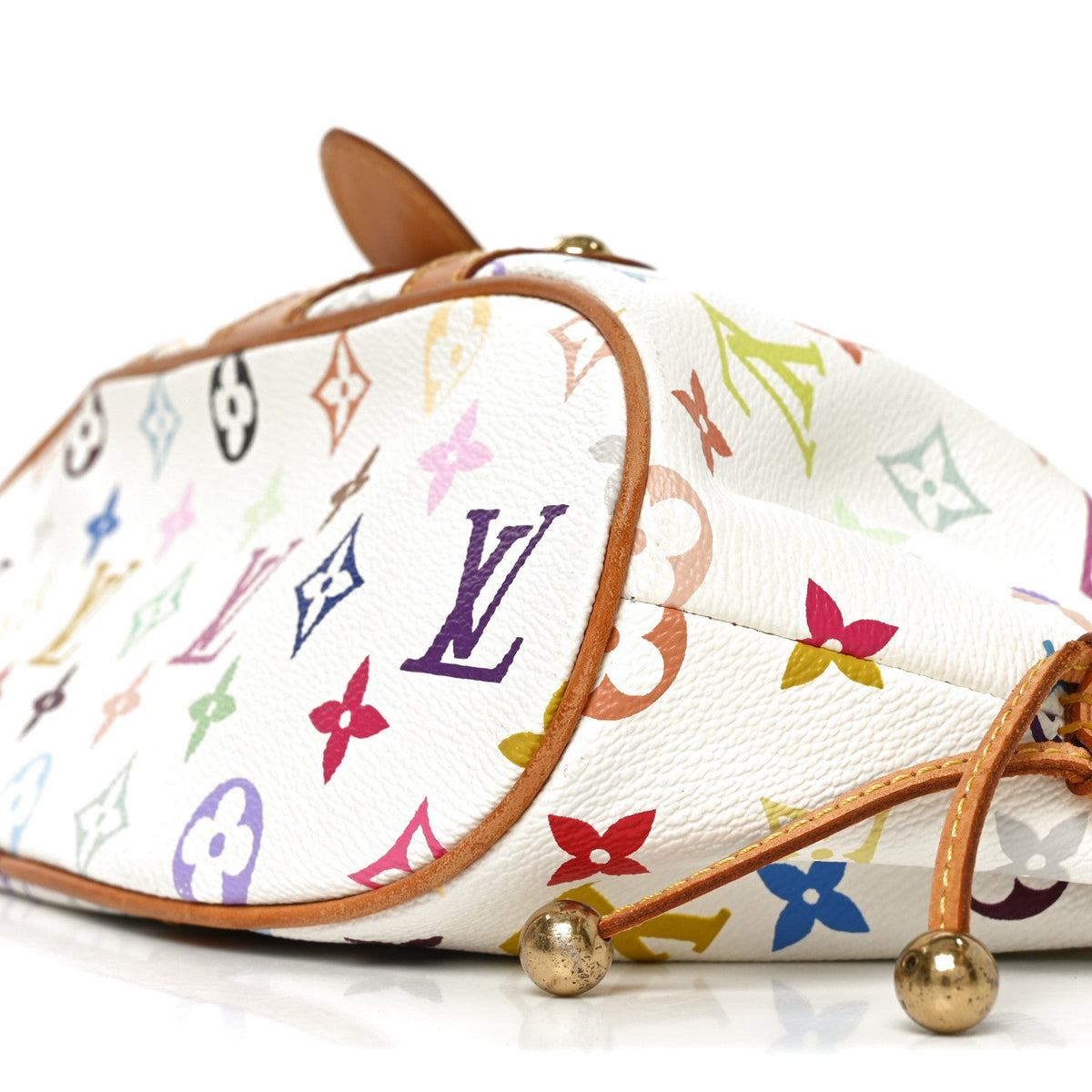 Monogram Multicolor Theda GM White