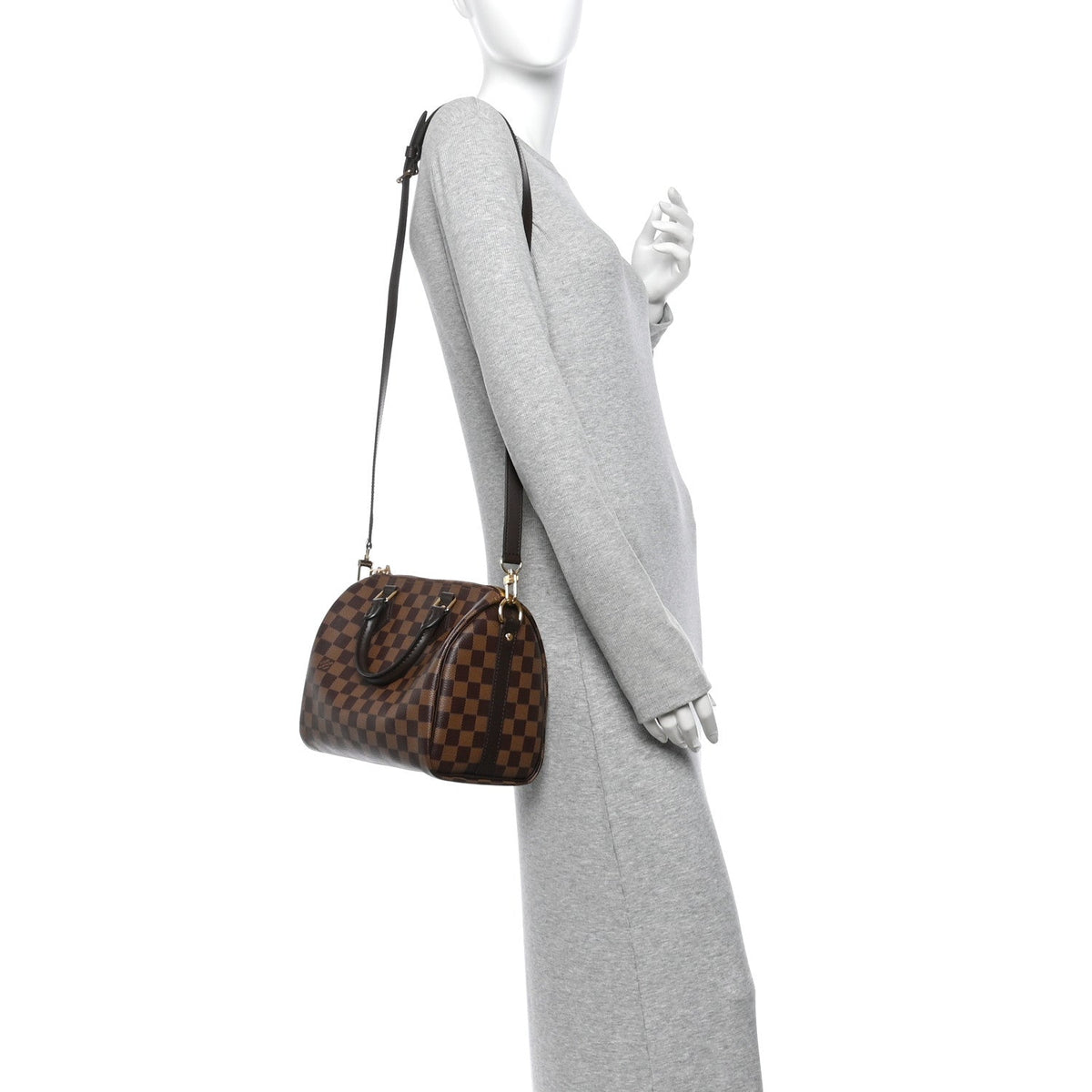 Damier Ebene Speedy Bandouliere 25