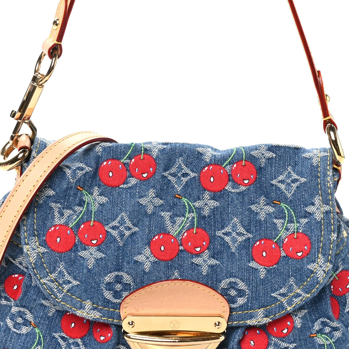 LV X TM Monogram Denim Cerises Sunset