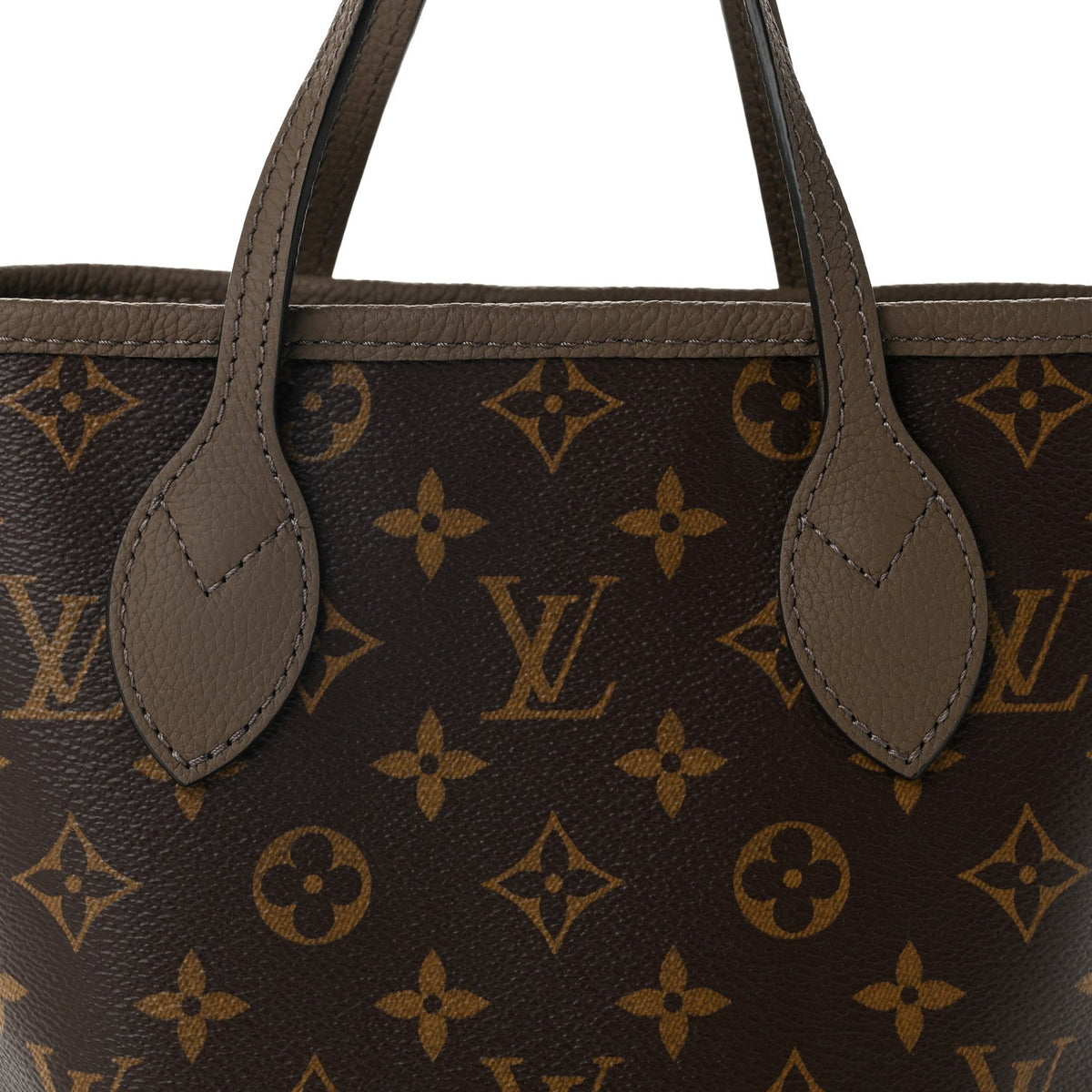Monogram Neverfull Inside Out Bandouliere BB Dark Fango