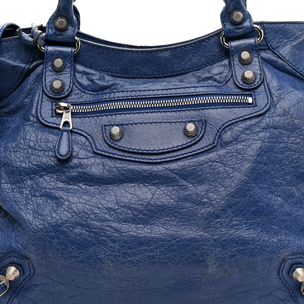 Agneau Giant 12 Silver Hardware Velo Bleu Glacier