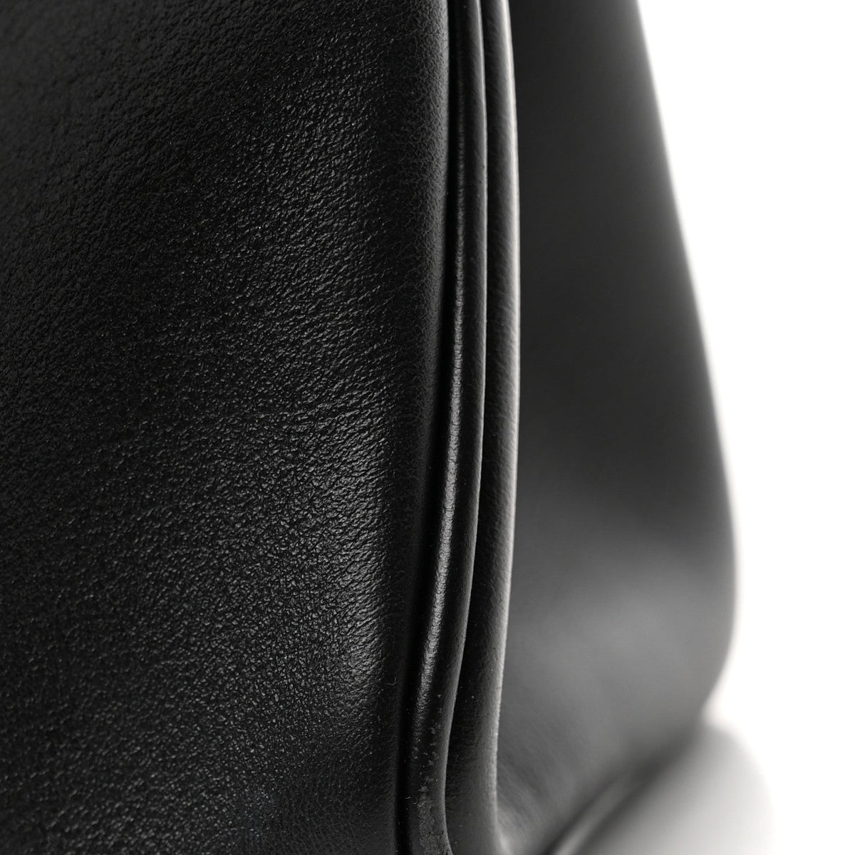 Natural Smooth Calfskin Mini Rodeo Top Handle Handbag Black