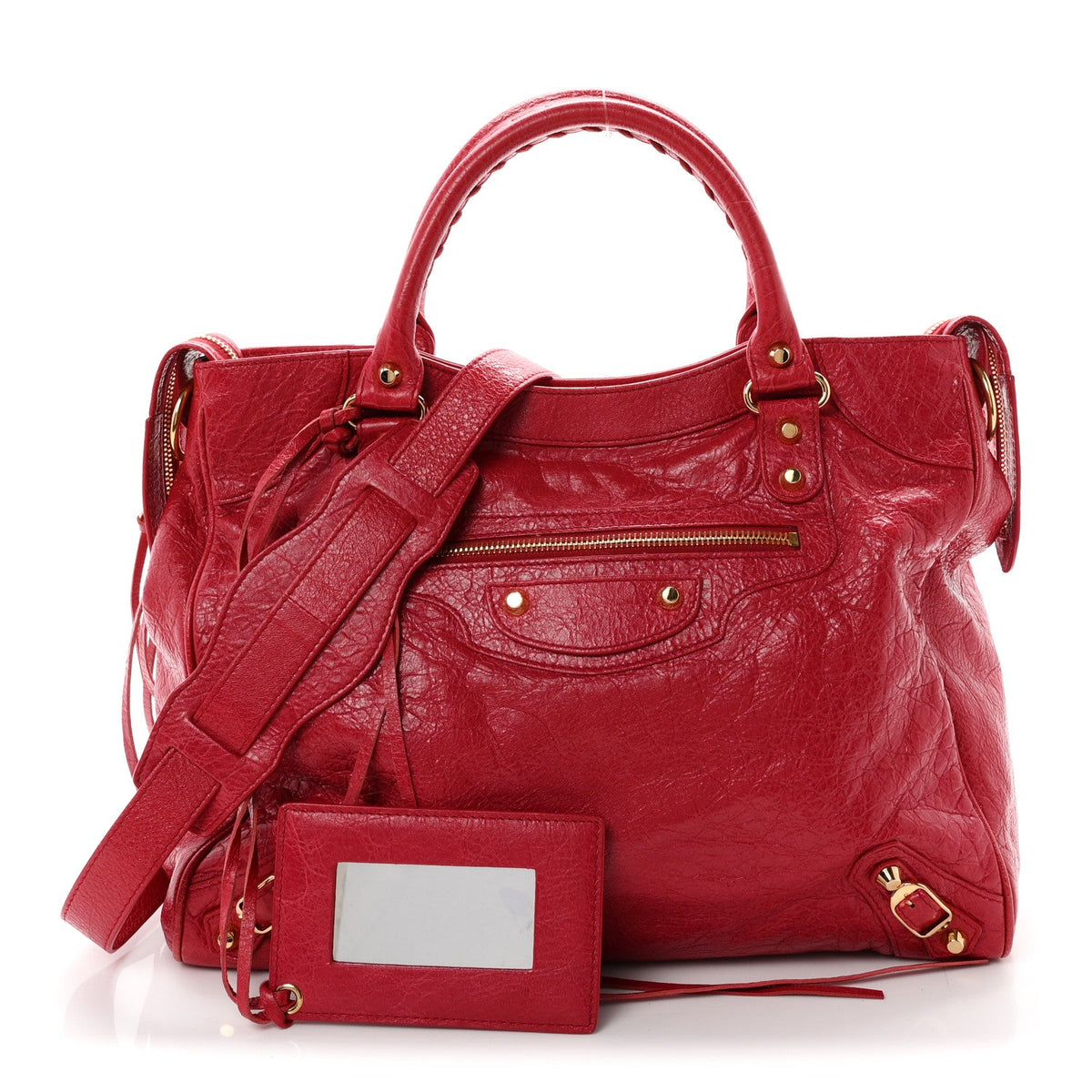 Agneau Classic Gold Hardware Velo Rouge Sapphire