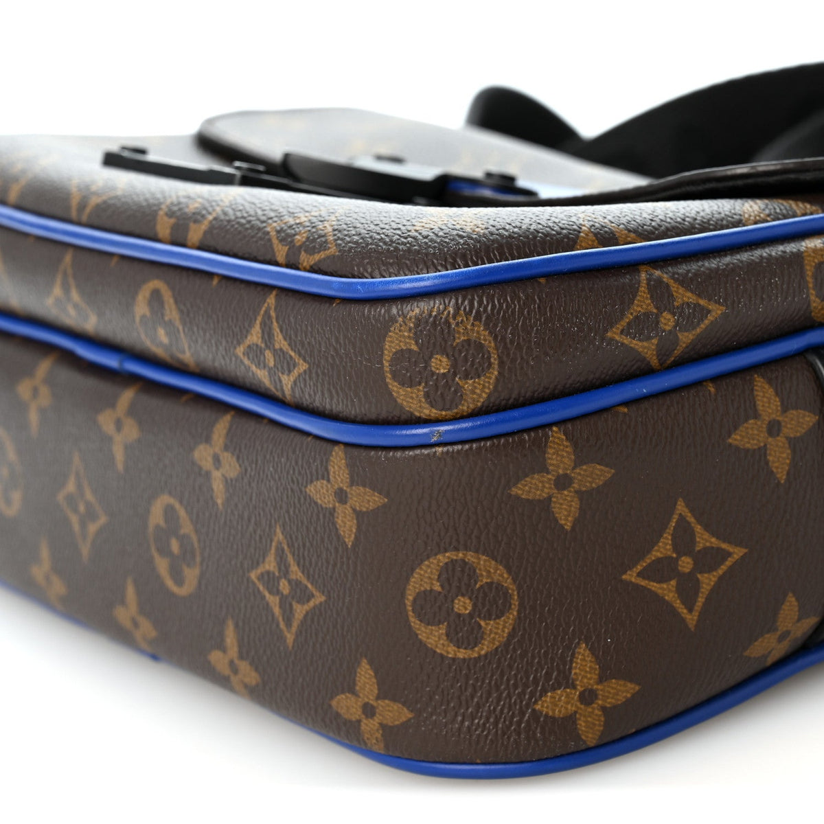 Monogram Macassar S Lock Messenger Blue